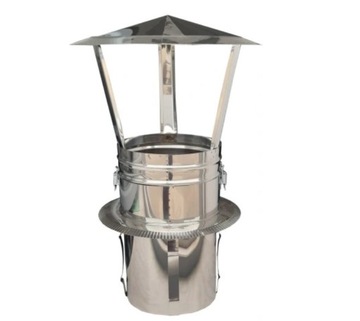 DASZEK WCISKANY FI 150 mm CERAMIKA komin systemowy