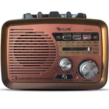 RADIO KUCHENNE RETRO FM PRZENOŚNE BLUETOOTH USB SD