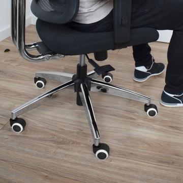 Резиновые ВРАЩАЮЩИЕСЯ КОЛЕСА для стула-кресла, 5 шт.