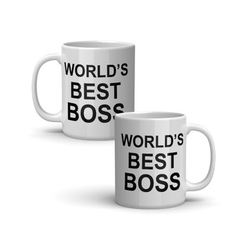 KUBEK WORLD'S BEST BOSS - super prezent - The Office 330ml - PUDEŁKO GRATIS