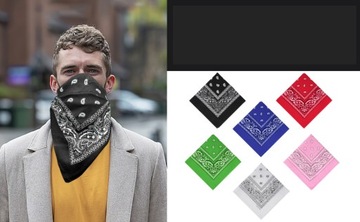 BANDAMKA BANDANA CHUSTKA CHUSTA BANDAMA 54CM 6 SZT.