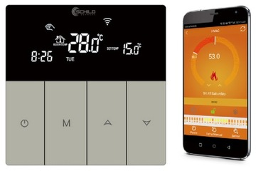 POKOJOWY REGULATOR TEMPERATURY STEROWNIK WIFI GAZ