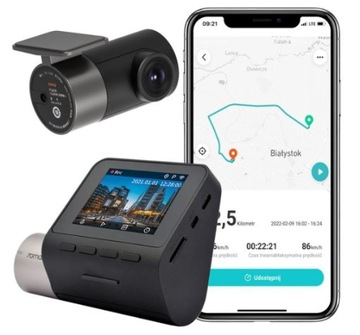 WIDEOREJESTRATOR 70MAI A500S DASH CAM PRO PLUS+ KAMERA REJESTRACYJNA