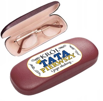 DZIEŃ OJCA TATY prezent etui pudełko NA OKULARY