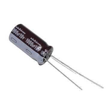 1000uF 10V 105' Low Imp NICHICON PM [1szt] #N6Z