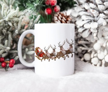 СУПЕР РОЖДЕСТВЕНСКИЙ ПОДАРОК ​​КРУЖКА 330мл ОЛЕНЬ