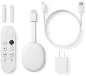 ПЛЕЕР Google Chromecast 4.0 4K 60FPS Google TV Android TV BT Wi-Fi