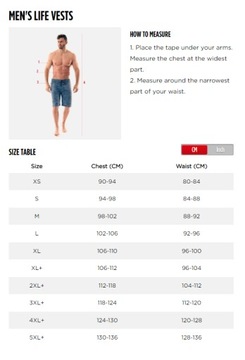 Kamizelka asekuracyjna Jobe Neoprene Life Vest Men Graphite Grey L