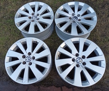 4× DISK HLINÍK SEAT OE 6.5" X 16" 5X100 ET 43