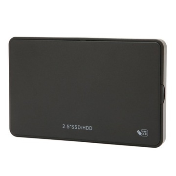 Корпус жесткого диска SSD 2,5 дюйма, черный USB3.0 SSD-накопитель SATA 2,5 дюйма, механический последовательный порт