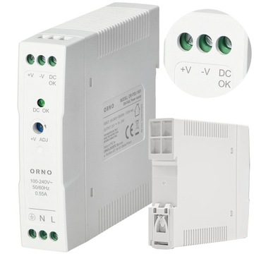 ZASILACZ NA SZYNĘ DIN PRZEMYSŁOWY 24V DC 1A 24W