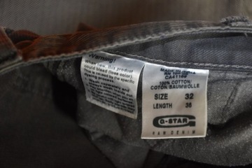 G-Star Raw elwood spodnie męskie W32L36 sztruksy