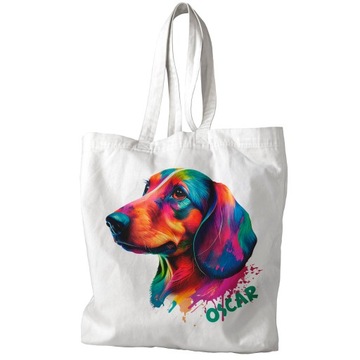 СУМКА ДЛЯ СОБАКИ ТАКСА ИМЯ ПОДАРОК ​​ПО ПЕРСОНАЛИЗАЦИИ