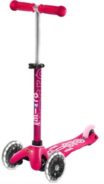 MINI MICRO DELUXE LED HULAJNOGA TRÓJKOŁOWA ŚWIECI