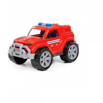Auto Jeep straż pożarna 37X22X20 legion WADER POLESIE