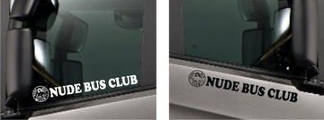 Naklejka na tira ciężarówkę busa szybę NUDE BUS CLUB * 50cm *KOLORY