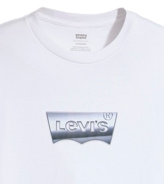 Levis Męski T-shirt Koszulka White roz. L