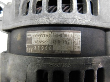 ALTERNÁTOR - TOYOTA AVENSIS T25 T27 AURIS 2.0 2.2 D4D 27060-0G011