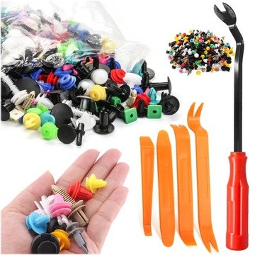 500x KOŁKI SPINKI SAMOCHODOWE DO TAPICERKI WYJMAKI