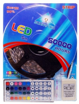 RGB LED STRIP 300 LED SMD 5M УДАЛЕННЫЙ ИСТОЧНИК ПИТАНИЯ