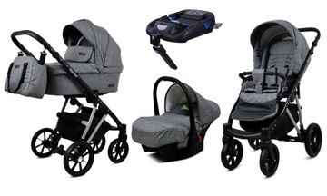 BabyLux Wózek 4w1 dziecięcy Marlux + baza Isofix