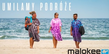 Двусторонний шарф Maloka из хлопкового флиса