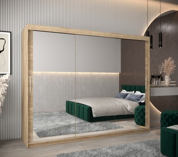 Шкаф-купе TOKYO 3 250, высота 200 см.