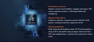 Лазерный гравер AlgoLaser DIY 10Вт 12000 мм/мин