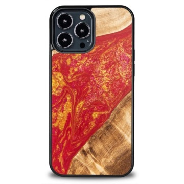 Pouzdro Bewood Unique pro iPhone 13 Pro Max Neony Paříž