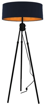 LAMPA STOJĄCA PODŁOGOWA TRÓJNÓG ABAŻUR 40CM LED