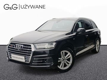 Audi Q7 II SQ7 4.0 TDI 435KM 2017 Audi SQ7 pneumatyka, hak, 7 osobowa, naglosnienie BOSE, elektryczne fotele