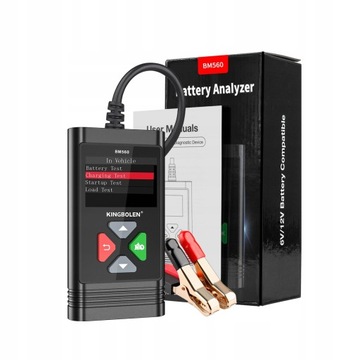 KINGBOLEN BM580 TESTER DO AKUMULATORÓW 6V 12V PL