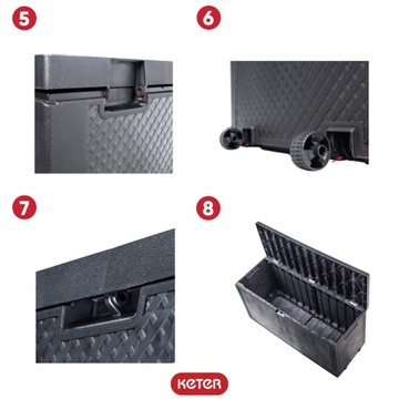 БАЛКОННЫЙ САДОВЫЙ ЯЩИК ДЛЯ САДОВОГО ГРАФИТА 280 Л