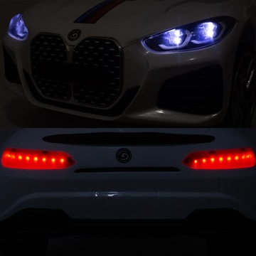 СПОРТИВНЫЙ КАБРИОЛЕТ M4 НА АККУМУЛЯТОРЕ, КОЖА, КАЧАЛКА, СВЕТОДИОДНЫЙ ПУЛЬТ ДИСТАНЦИОННОГО УПРАВЛЕНИЯ, АМОРТИЗАТОРЫ