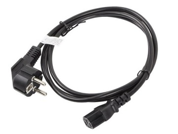 Kabel zasilający LANBERG Wtyczka typ C/F (Schuko)