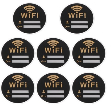 Hasło Wi-Fi Akrylowy znak Logo Biuro