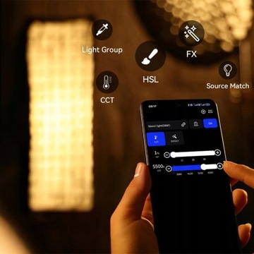 Lampa LED Ulanzi 200W - WB (2500 K - 6500 K)