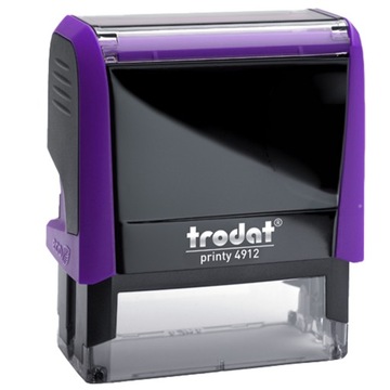 TRODAT 4912 ШТАМП ДЛЯ ДИЗАЙНА КОРПОРАТИВНОГО ЛИЧНОГО ОФИСА 6 СТРОК + ЛАСТИК