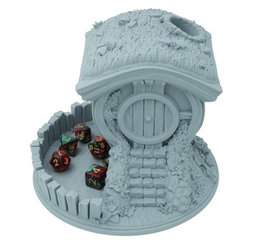 Green Hill - башня для игры в кости - GreenHill Dice Tower Светло-серый