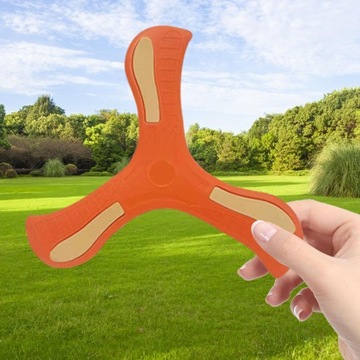 Детские игрушки Бумеранги Мягкие игры Легко бросать Открытый сад Возвращающийся оранжевый