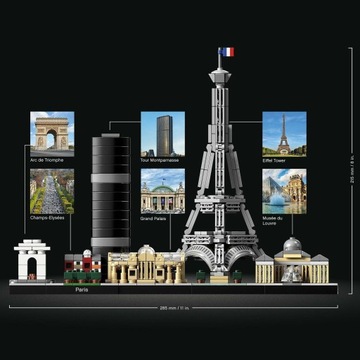 LEGO Architecture (21044) Подарочное украшение Парижской архитектуры