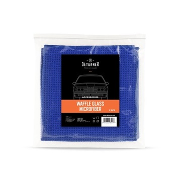 DETURNER WAFFLE GLAS MICROFIBER do Szyb x2