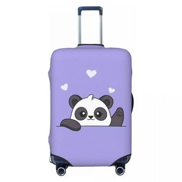 Cute Panda Luggage Cover Funny Cartoon Flight Travel Strectch Animal Luggag