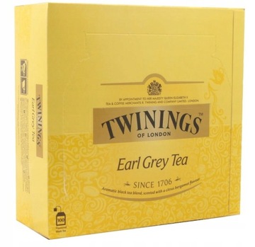 Twinings EARL GREY 100szt herbata z bergamotką