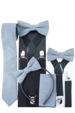 Элегантный платок к пиджаку с узором «гусиные лапки»