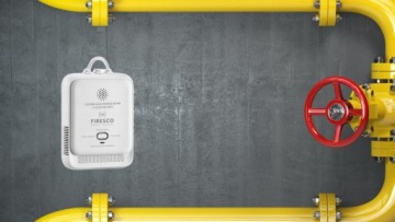 Датчик газа пропан-бутан LPG с WiFi приложением Tuya