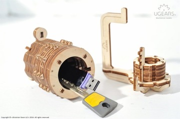 Zamek szyfrowy - model DIY Ugears