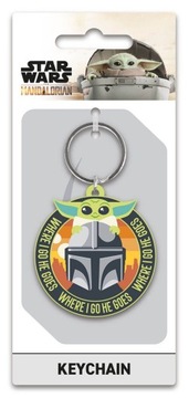 Brelok do kluczy The Mandalorian Baby Yoda gumowy