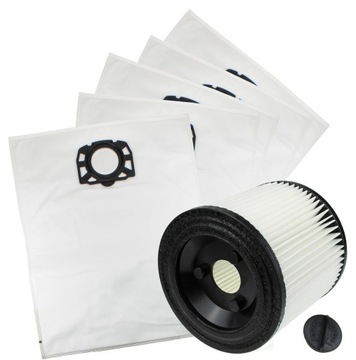 FILTR WORKI 5szt DO STANLEY SX20P SXVC20 SXVC30