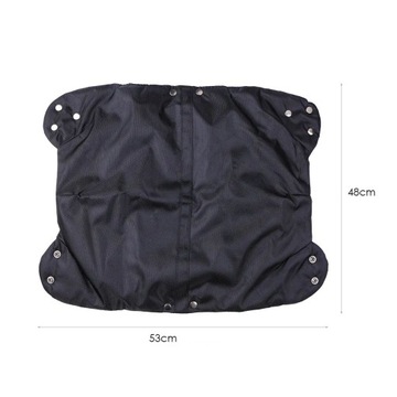 МУФТА ДЛЯ КОЛЯСКИ МУФТА ДЛЯ РУК, ВОДОНЕПРОНИЦАЕМАЯ, ТОЛСТАЯ, МЯГКАЯ, УТЕПЛЕННАЯ, черная